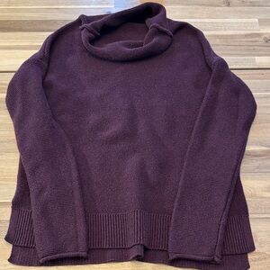 Old Navy Women's Deep Purple Cowl Neck Sweater - Size S